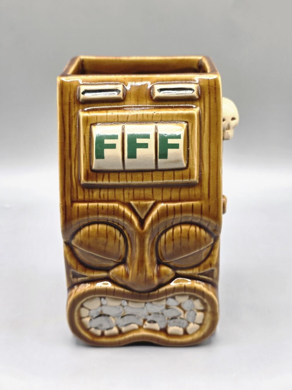 Frankie’s Tiki Room Las Vegas Rare Tiki Bandit Mug Squid 2008 1st run